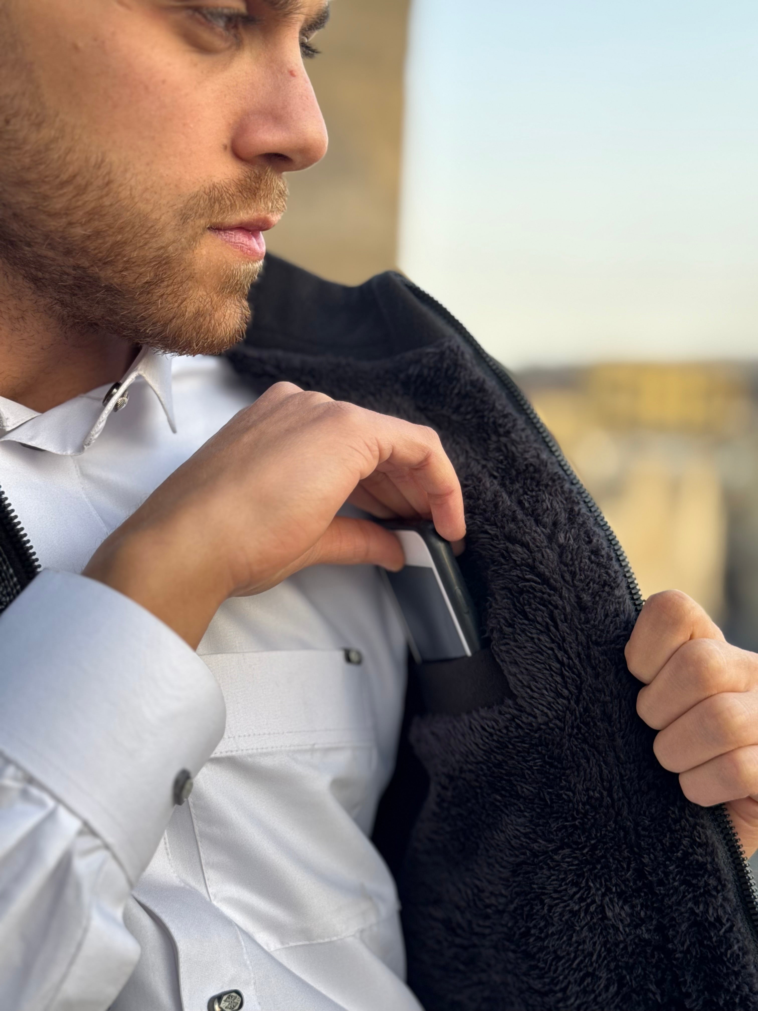 Midnight black Gilet (waistcoat)