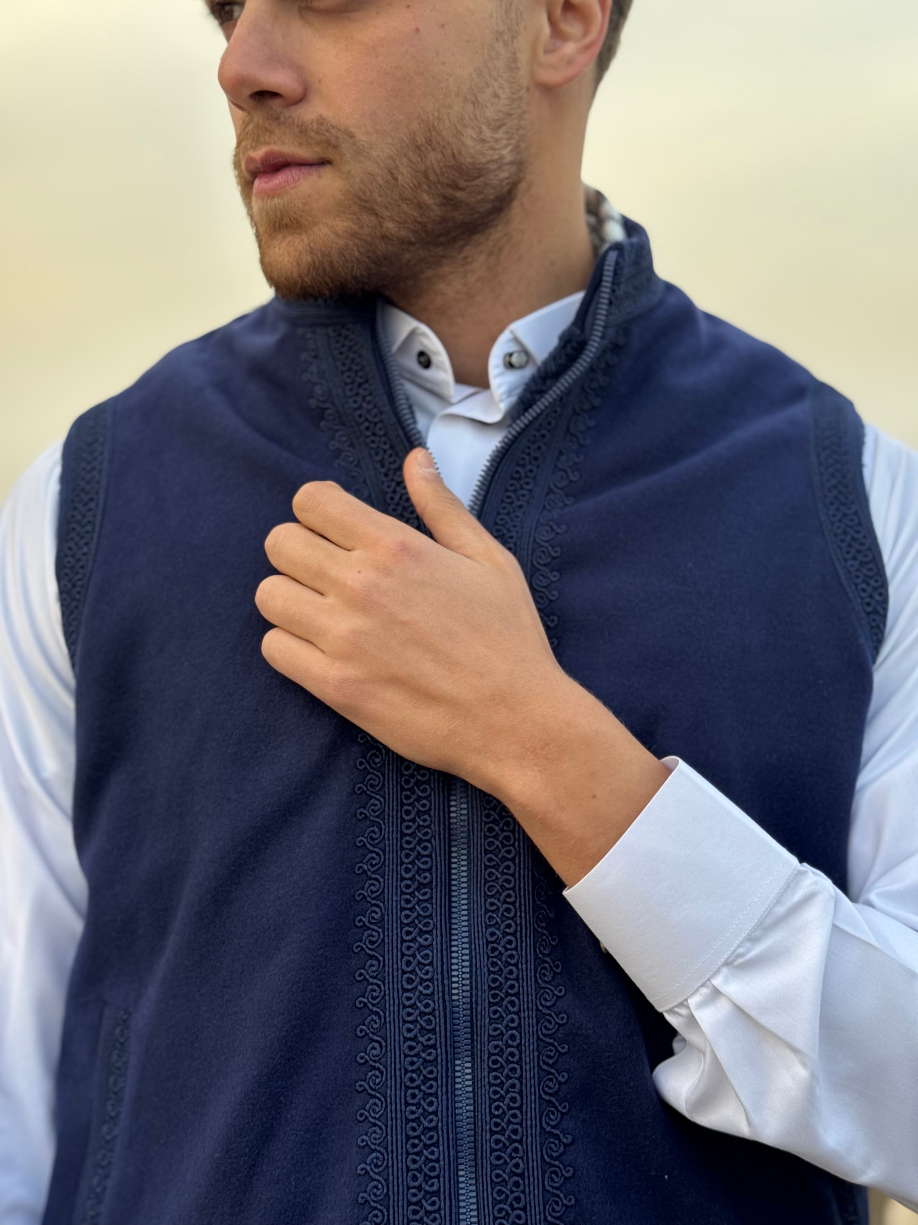 Royal Blue gilet (waistcoat)