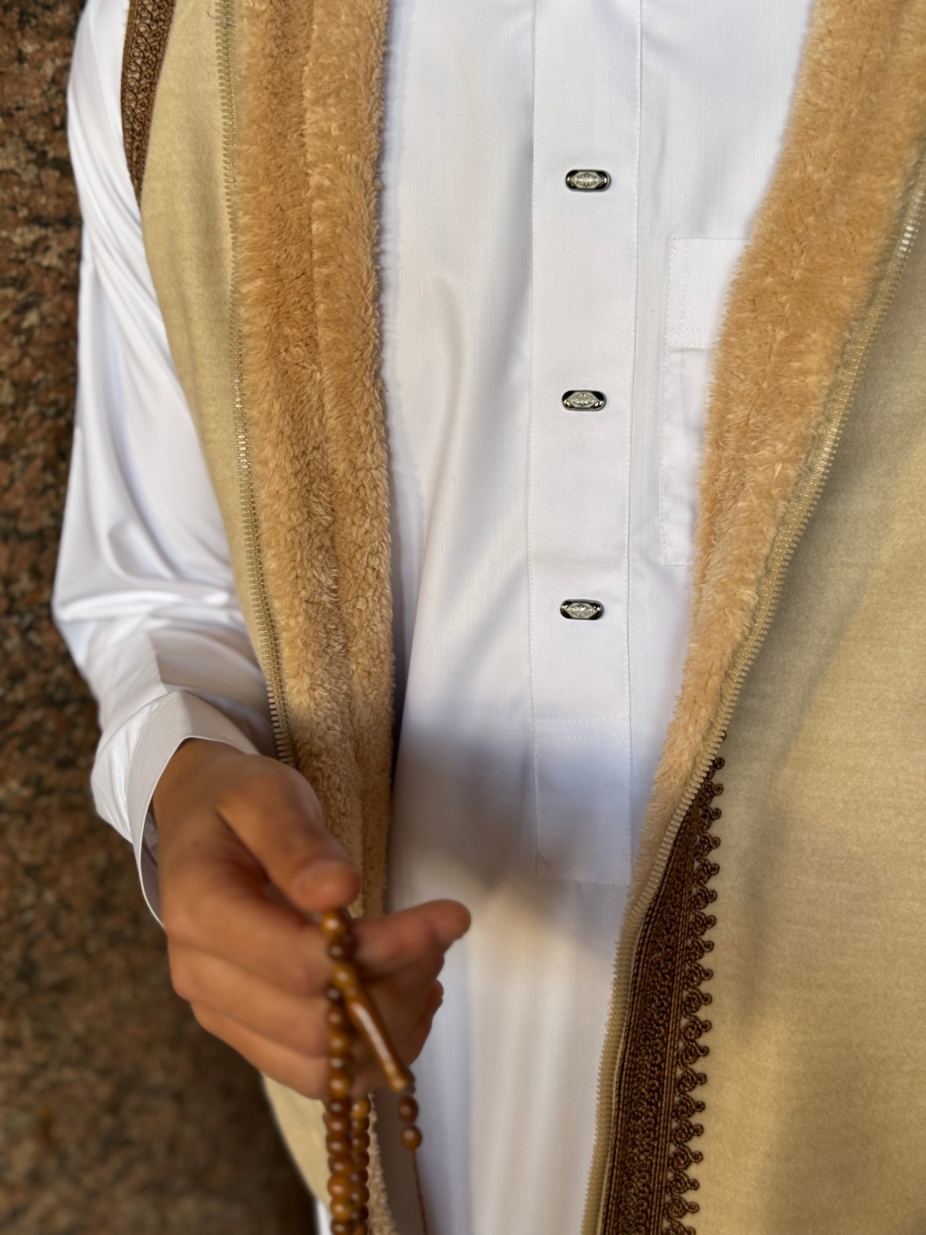 Cream & Gold Gilet (waistcoat)