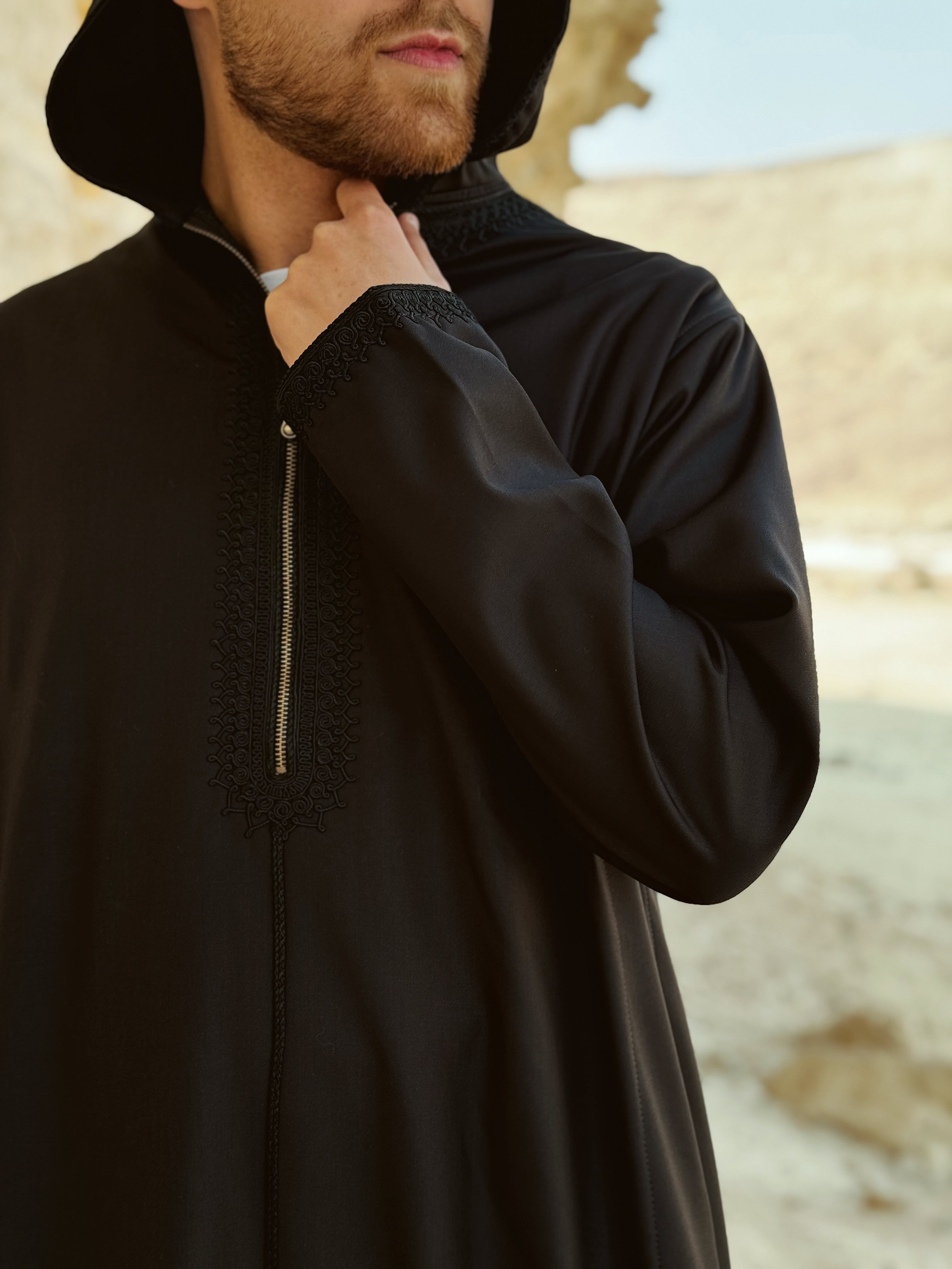 Shadow black thobe