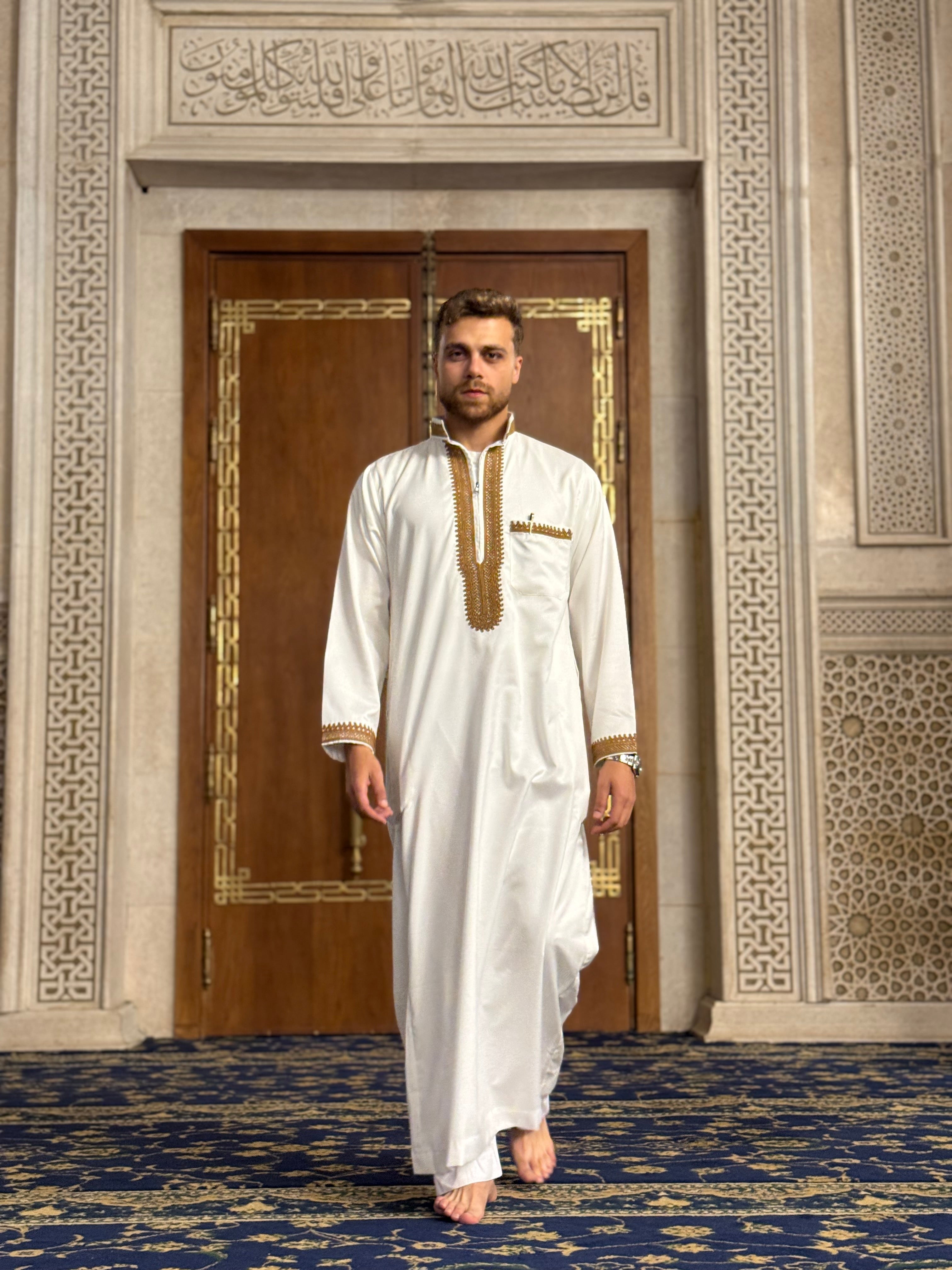 Royal White & Gold