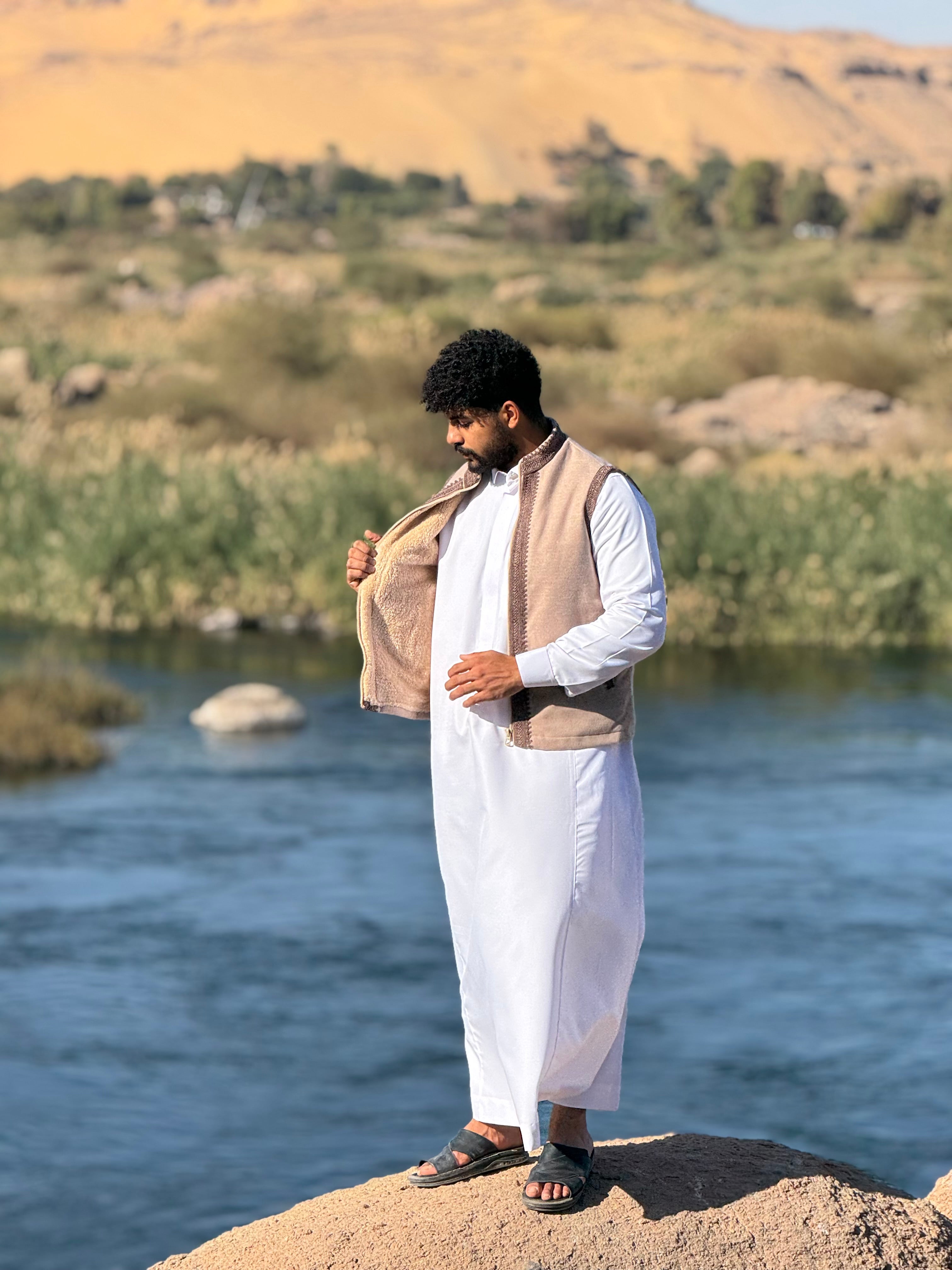 Golden beige gilet (waistcoat)