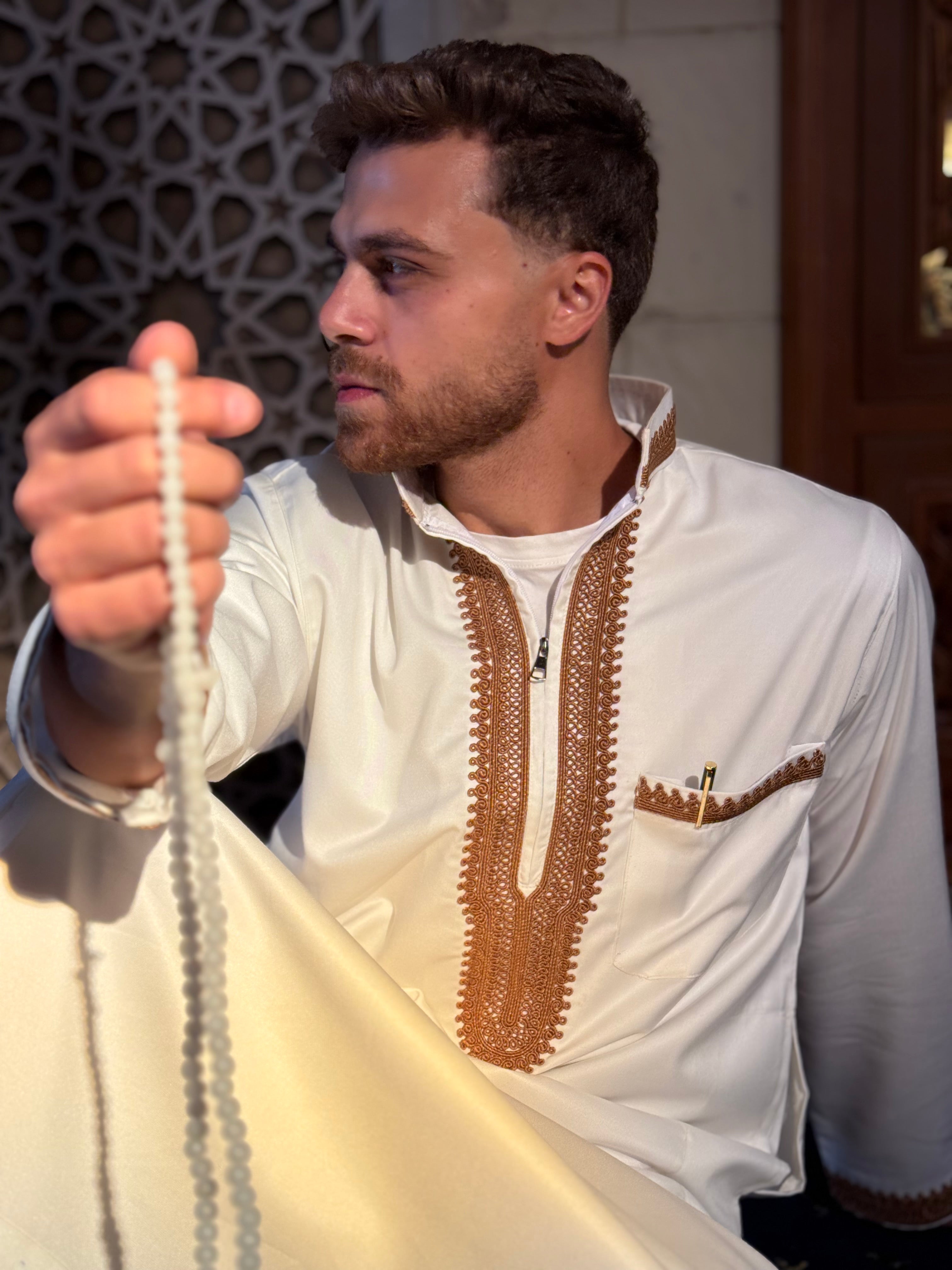 Royal White & Gold