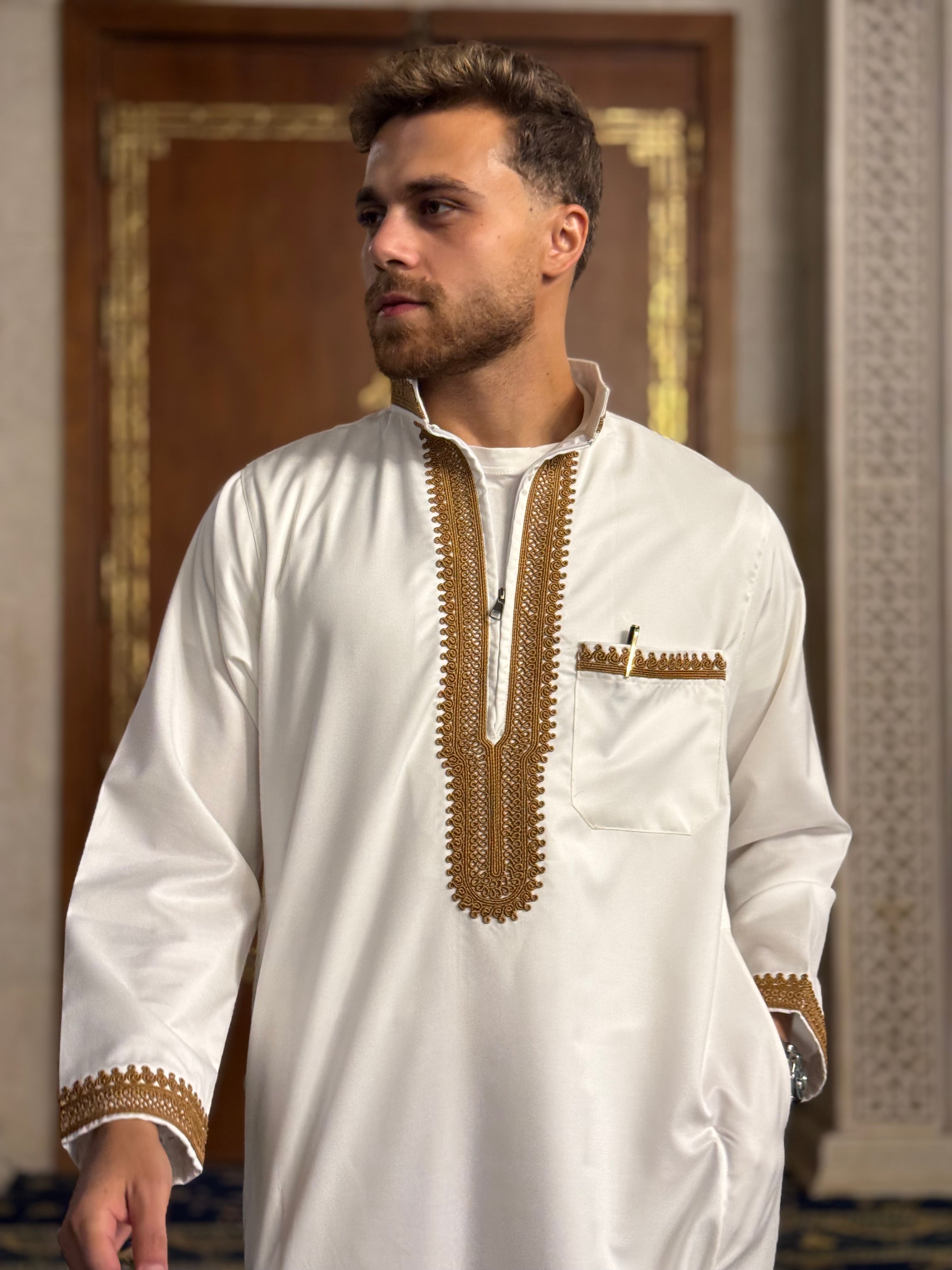 Royal White & Gold
